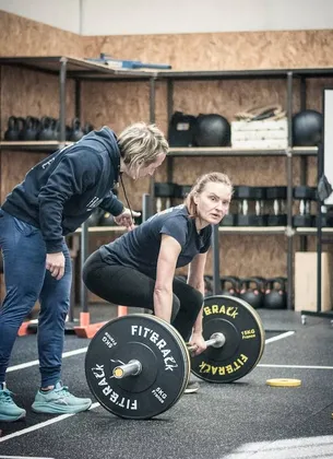 Coaching inviduel sur une machine presse